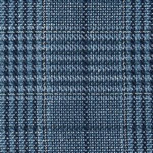 Close-up of blue textured fabric pattern